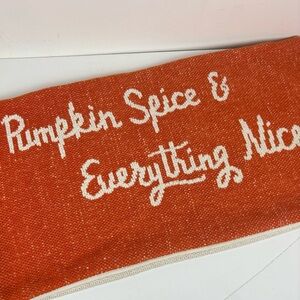 Cupcakes & Cashmere sweater knit pillow cover/orange&cream/Pumpkin Spice